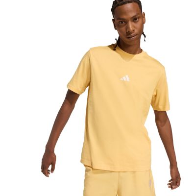 3. Herren-T-Shirt adidas Essentials Small Logo Single Jersey gelb KT0561