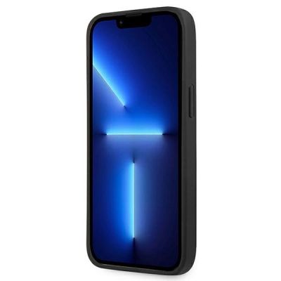 5. Guess 4G Big Metal Logo Case für iPhone 14 Pro Max - Grau