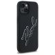 4. Karl Lagerfeld 3D Rubber Signature iPhone 15 Hülle - Schwarz