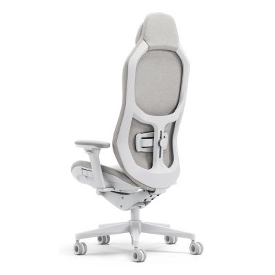 7. Fractal Design FD-CH-RE1F-02 Gaming-Stuhl, Gaming-Stuhl, gepolsterte Sitzfläche, weiß