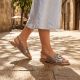 7. Damen-Sandalen mit Zinnverzierung S.Barski 61-6040