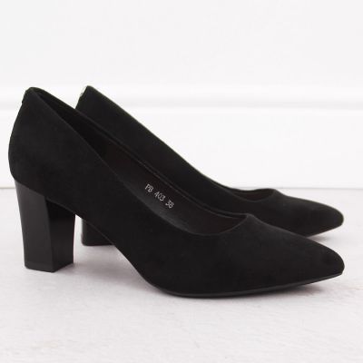5. Sergio Leone W PB403 SK429B Pumps mit Blockabsatz