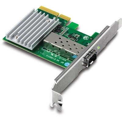2. Netzwerkkarte - PCIe 2.0 x4 Low Profile - 10 Gigabit SFP+ - TRENDnet TEG-10GECSFP