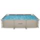10. VIRTUFIT Rechteckiges Schwimmbecken 300 x 210 cm mit Filterpumpe Beige