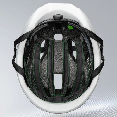 4. Rockbros LK-15 Carbonfaser-Fahrradhelm 58-62 cm - Weiß