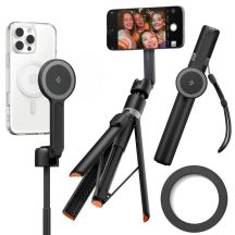 Spigen S581W MagSafe Bluetooth-Selfie-Stick und Stativ – Schwarz
