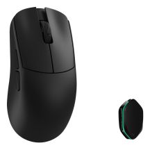 WLMouse YING kabellose Gaming-Maus aus Magnesium, PAW3950HS, 8K-Polling-Rate, optische OMRON-Schalter – schwarz