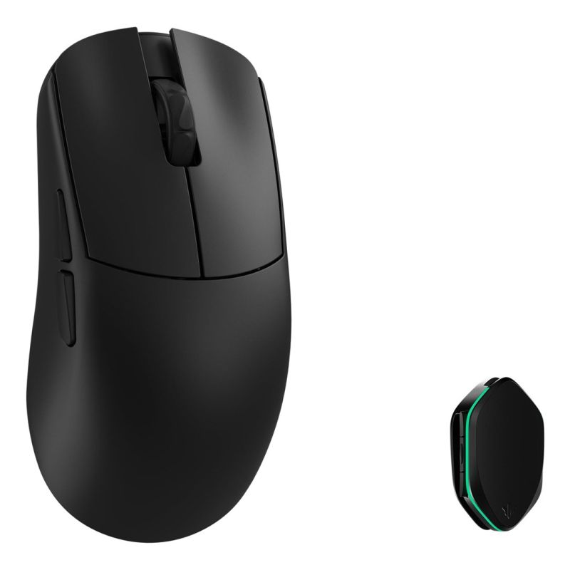 WLMouse YING kabellose Gaming-Maus aus Magnesium, PAW3950HS, 8K-Polling-Rate, optische OMRON-Schalter – schwarz