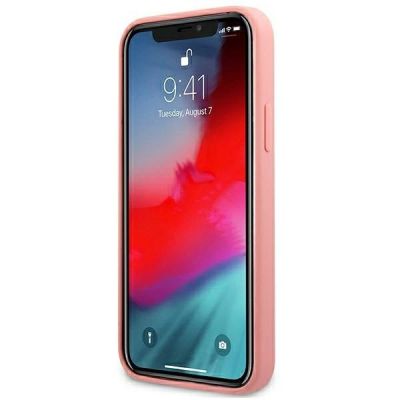 5. Guess GUHCP12LLSPEWPI iPhone 12 Pro Max 6,7" rosa/rosa Hartschalenetui Peony Collection