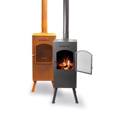 35. BonFeu BonCarré Gartenkamin Schwarz 3503