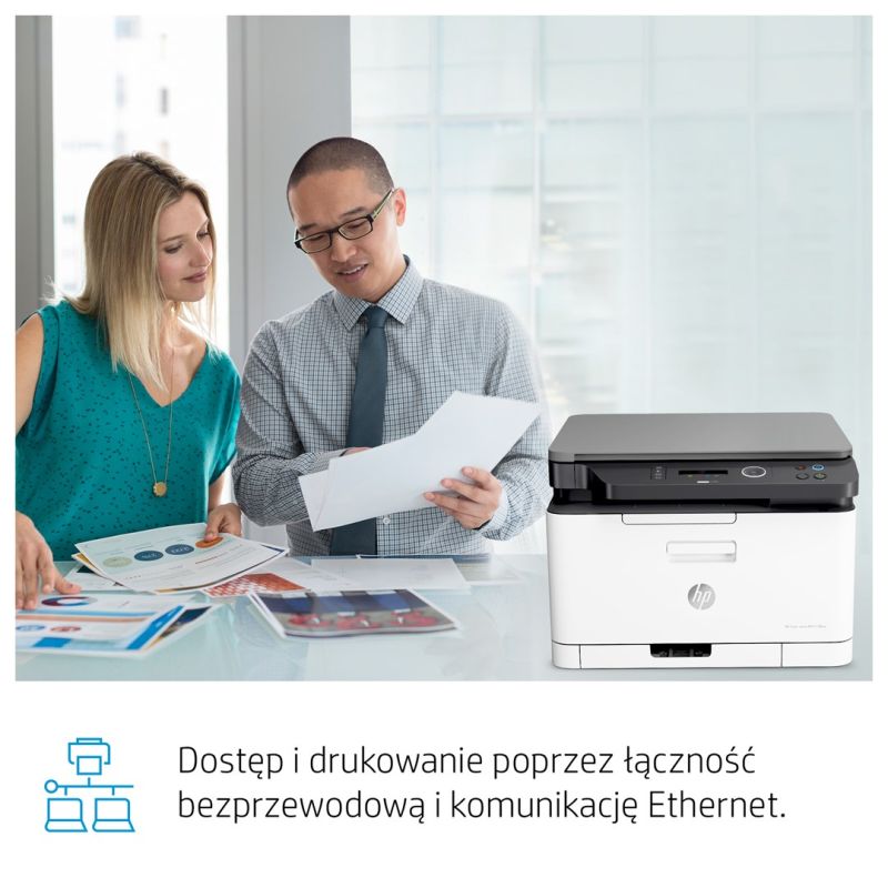 15. HP Color Laser MFP 178nw 4ZB96A (Laser, Farblaser; A4; Flachbettscanner)