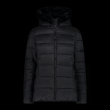 CMP Damen Winterjacke mit Kapuze, Sport, isoliert, schwarz (34K0036F/U901)