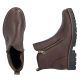 5. Braune Damen-Ankle-Boots aus Leder mit Reißverschluss, Rieker 78556-28