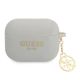 Guess, GUAPLSC4EG AirPods Pro Cover grau/grau Silikon Charm 4G Collection