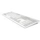 3. Sharkoon OfficePal K30W weiße Tastatur für Zuhause/Büro, USB, QWERTZ, Deutsch, Weiß