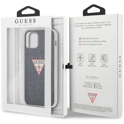 8. Guess, GUHCP12LPCUJULDB iPhone 12 Pro Max 6,7" Marine/Dunkelblau Hardcase Jeans Collection