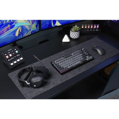 2. Corsair K65 PLUS WIRELESS 75% RGB Gaming-Tastatur RF Wireless + USB QWERTY Englisch Schwarz