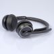 4. Lindy L118 Kabelloses Headset mit Kopfbügel, Büro-/Callcenter-Anschluss, USB Typ-C, Bluetooth-Ladestation, Schwarz