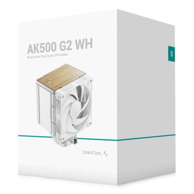 9. DeepCool AK500 G2 WH Prozessor-Luftkühler 12cm Weiß 1 Stück.