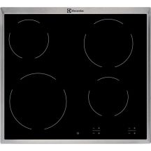 Electrolux EHF16240XK Keramikkochfeld (4 Kochzonen; schwarz)