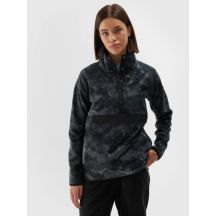 Damen-Fleecejacke mit Stehkragen, Oversize, Größe 4F 4FWAW24TFLEF298-90A