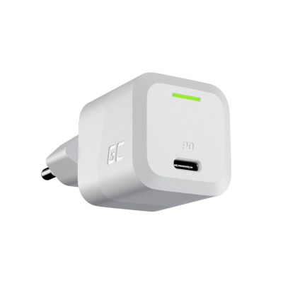 3. GREEN CELL USB-C LADEGERÄT GAN GC POWERGAN 33W PD 3.0 QC 3.0 USB-C WEISS