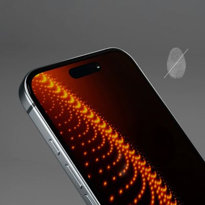 8. SBS Panzerglas mit D3O-Technologie mit Applikator für iPhone 15 / iPhone 15 Pro / iPhone 16