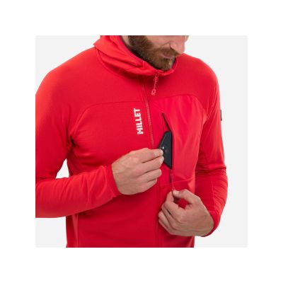 5. MILLET Trilogy Icon Lightgrid HD M rotes Herren-Sweatshirt