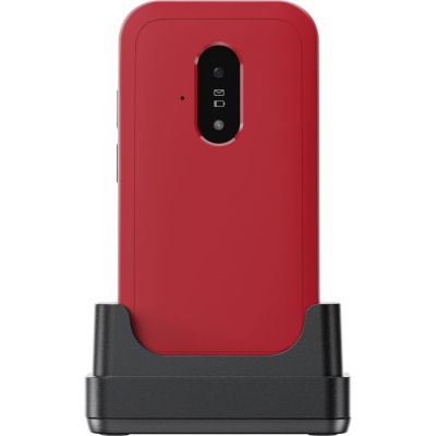 10. Doro Leva E22 7,11 cm (2,8") 127,8 g Rot, Weiß Funktionshandy