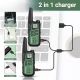 10. Baofeng BF-T25E Walkie-Talkie, grün, 2 Stück