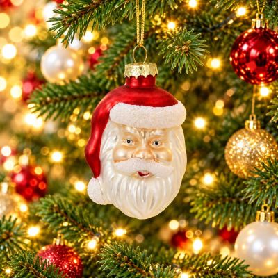4. GLASFORM-BAUMSCHMUCK SANTA CLAUS SASKA GIFT & DECOR