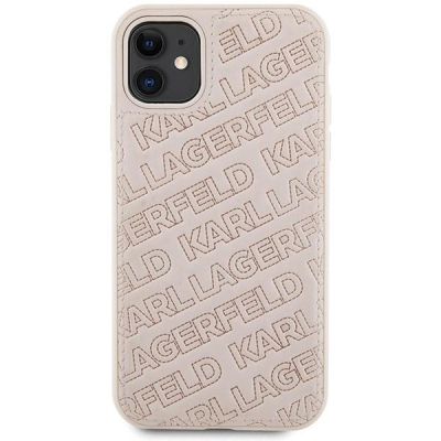 3. Karl Lagerfeld Quilted K Pattern Hülle für iPhone 11 / Xr – Rosa