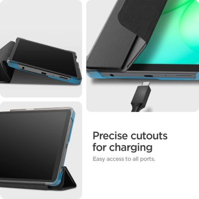 14. Spigen Smart Fold Hülle für Samsung Galaxy Tab A9 / A11 - Schwarz