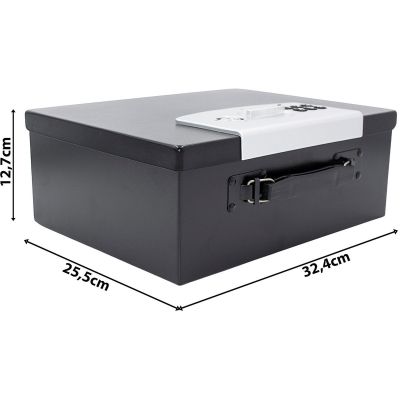 13. Tresor mit Digitalschloss 32,4 x 12,7 x 25,5 cm 1068756 SASKA GARDEN