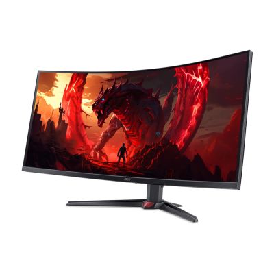 3. Acer Nitro XZ3 Nitro XZ403CKR bmiiphuzx Computermonitor 100,8 cm (39,7") 5120 x 2160 px WUHD LED Schwarz