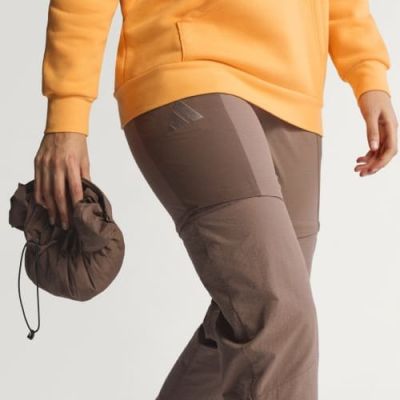 Damenjacke adidas TERREX Xperior 2.5L Hybrid Primeknit Climaproof Jacket – Trace Brown, Größe: XS