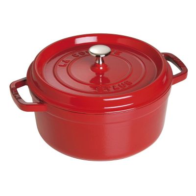 11. Staub Runder Gusseisentopf – 3,8 l, Rot