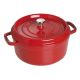 11. Staub Runder Gusseisentopf – 3,8 l, Rot