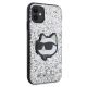 4. Karl Lagerfeld KLHCN61G2CPS iPhone 11 / Xr 6,1" Silber/Silber Hardcase Glitter Choupette Patch