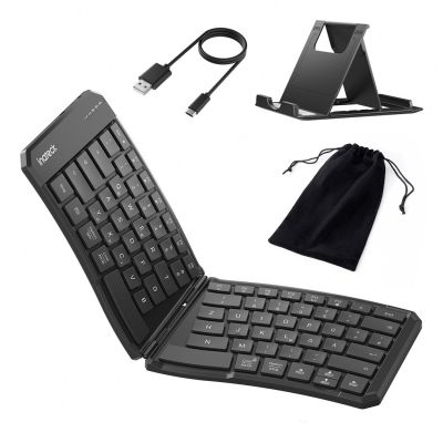 4. Inateck N0131_black Bluetooth-Tastatur für Zuhause/Büro, Schwarz