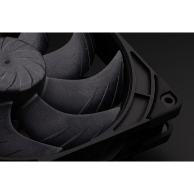 12. NOCTUA 140mm NF-A14x25 G2 PWM Lüfter Chromax Schwarz