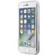 5. Karl Lagerfeld KLHCI8LNHCCS iPhone 7/8/ SE 2020/2022 Silber/Silber Hardcase Glitter Choupette Head
