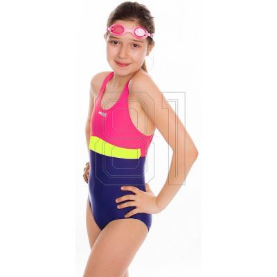 2. Aqua-Speed Junior Emily Badeanzug in Rosa und Lila