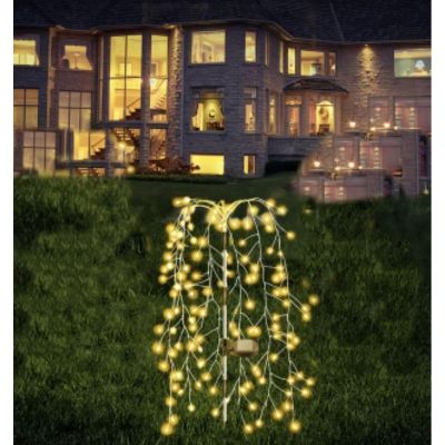 10. Solarlampen-Feuerwerksbaum 72 cm 120 LED