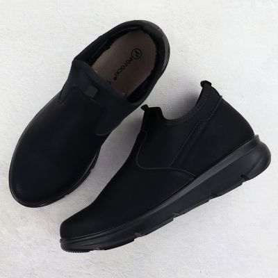 4. Schwarze Damen-Ankle-Boots, niedrig, Modell Potocki 25-90356