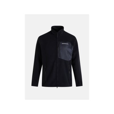Peak Performance M Pile Zip Jacke Schwarz