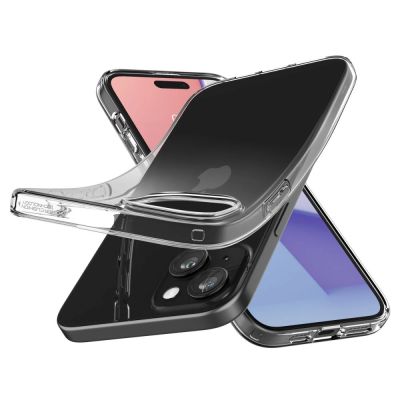 7. Spigen Liquid Crystal Hülle für iPhone 15 Plus – transparent