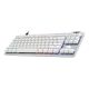 6. Logitech G PRO X TKL Rapid White Tastatur