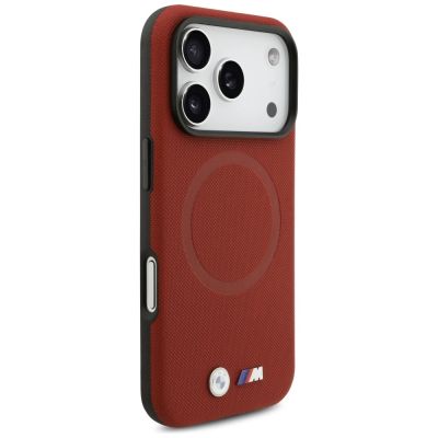 4. BMW M FW MagSafe Hülle mit Metalllogo für iPhone 17 Pro – Rot