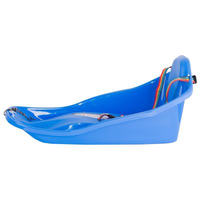 8. PLASTIK MINI TOPO BLAUER SCHLITTEN